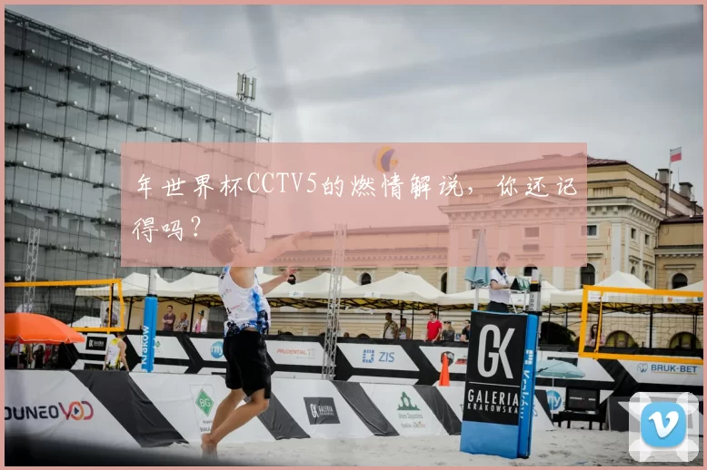 年世界杯CCTV5的燃情解说，你还记得吗？