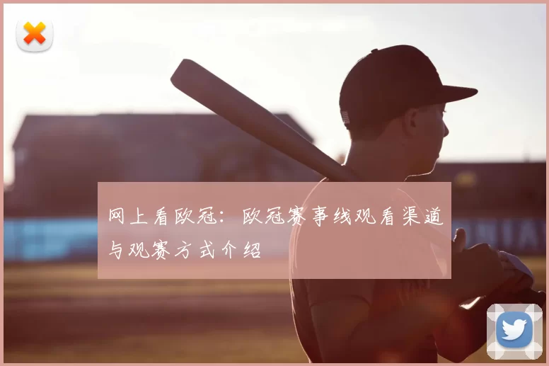 网上看欧冠：欧冠赛事线观看渠道与观赛方式介绍